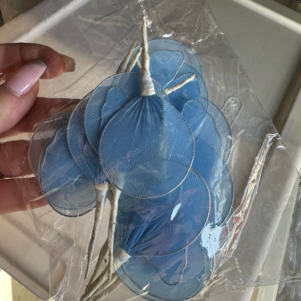 Light blue used for decorating chocolates or on baskets or gift wraps